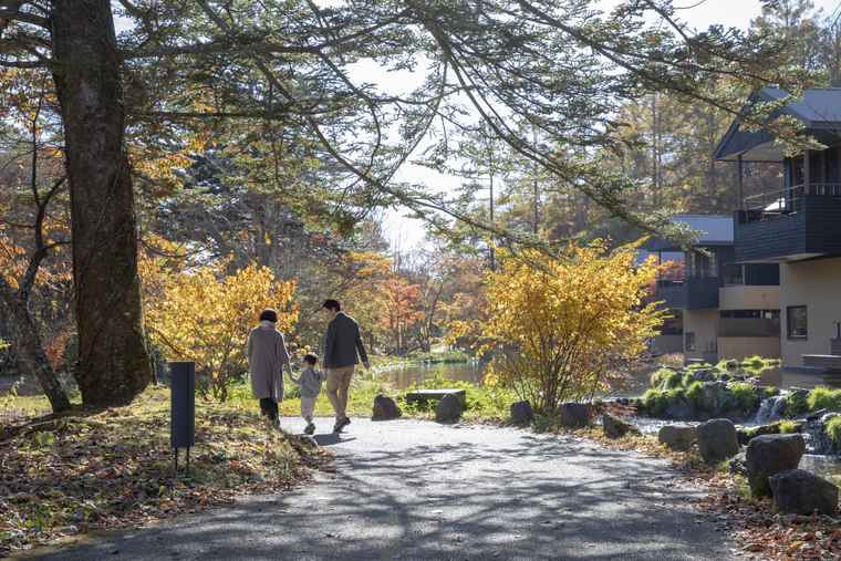 星のや軽井沢　谷の集落