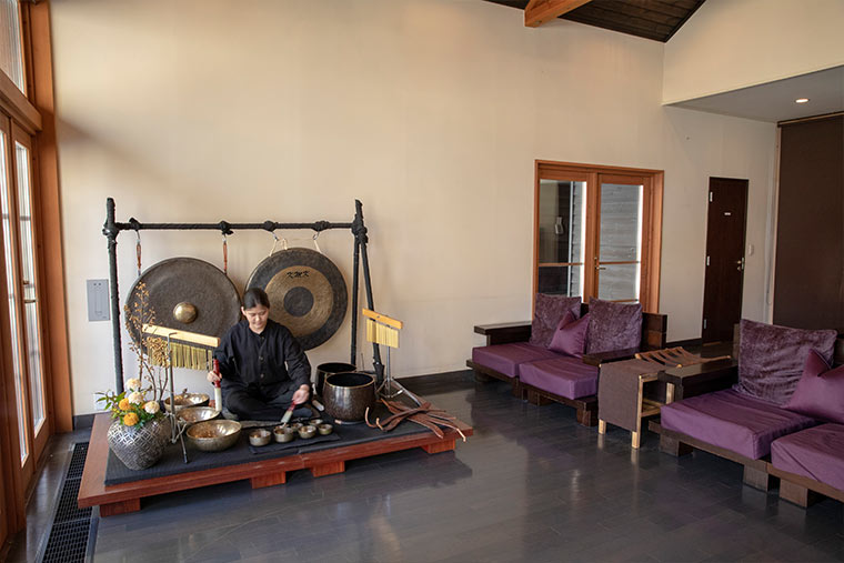 星のや軽井沢　レセプション