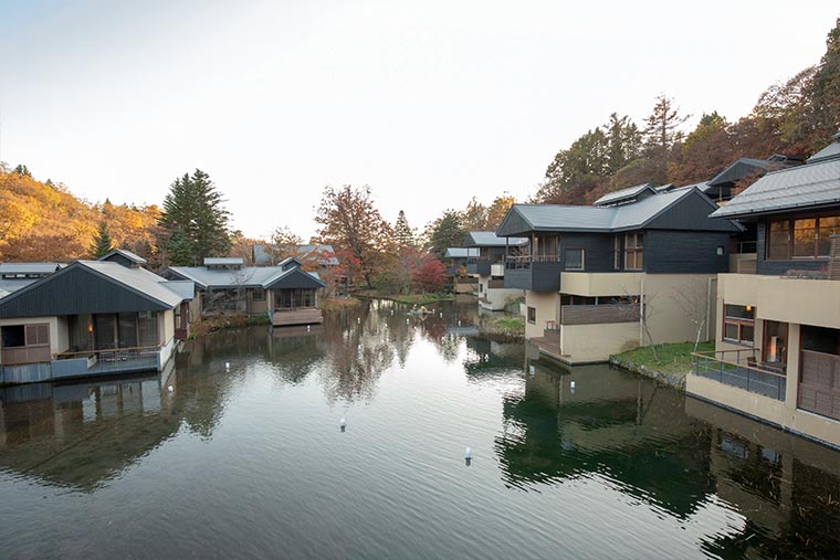 星のや軽井沢　水波の部屋