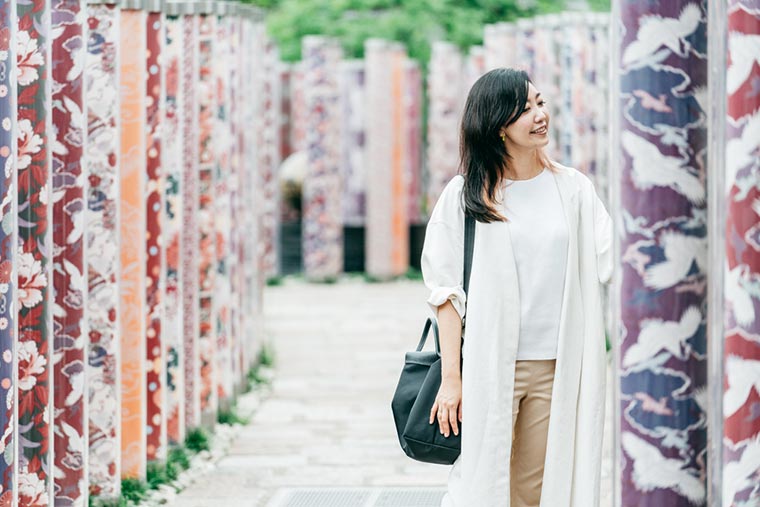 キモノフォレスト 早朝散歩