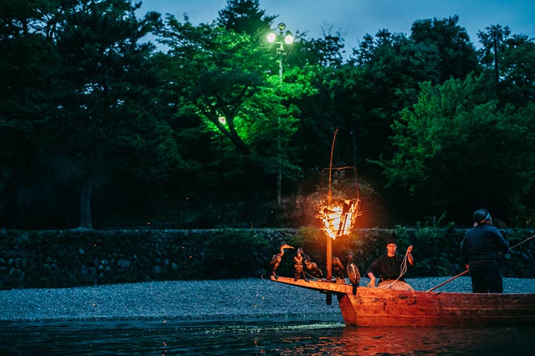 星のや京都 鵜飼鑑賞