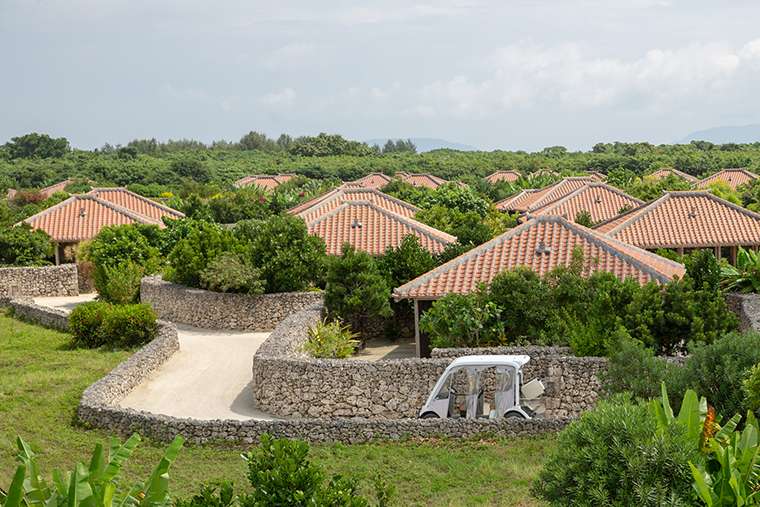 星のや竹富島のカート