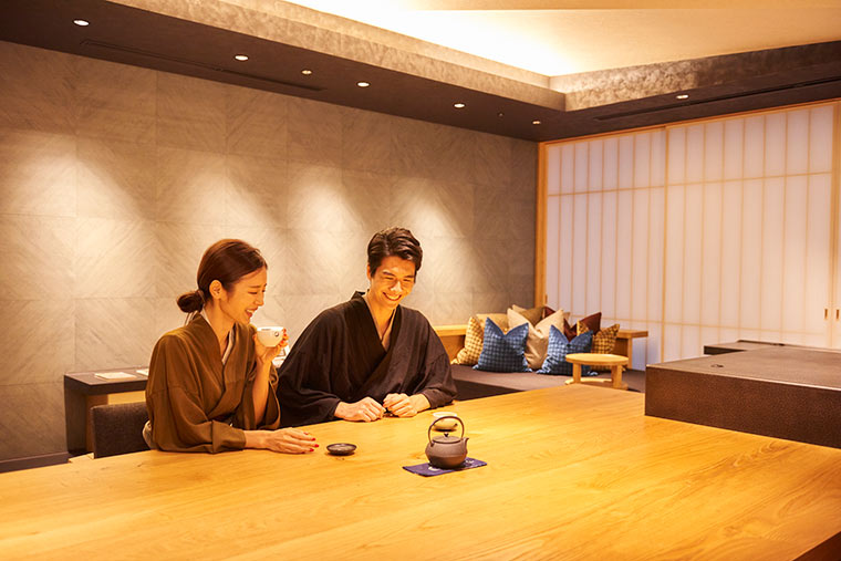 星のや東京　「お茶の間ラウンジ」