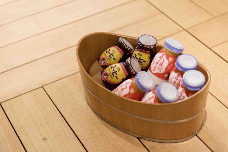 星のや東京　湯上り牛乳サービス