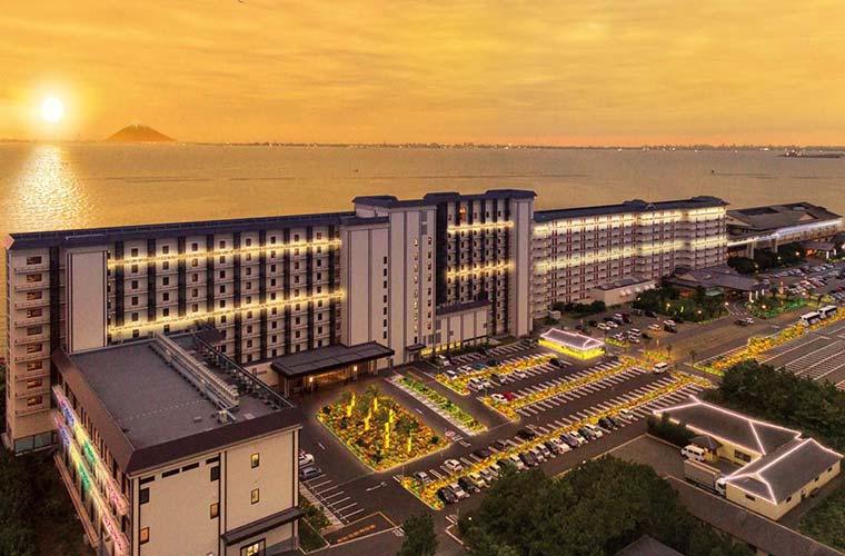 富士見亭からの夕日