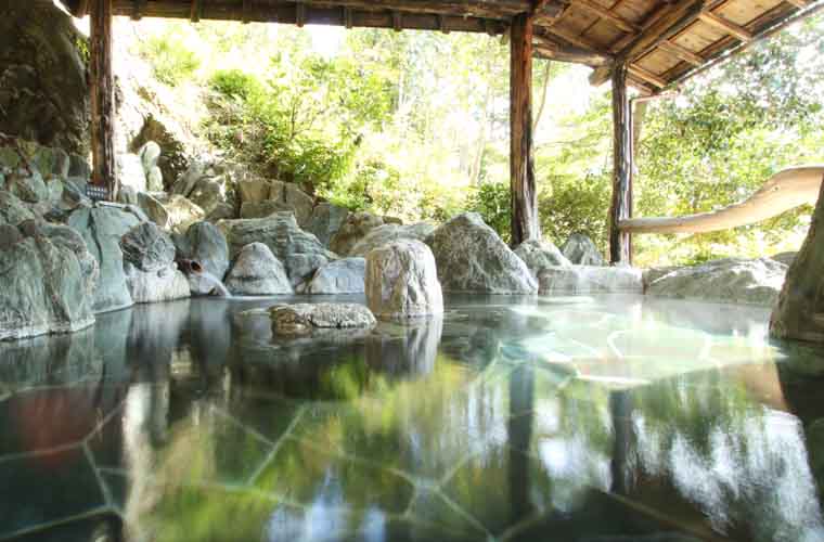 ホテルかずら橋 貸し切り露天風呂「筍の湯」