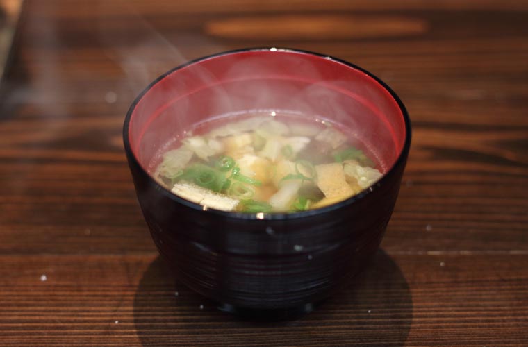 ホテルかずら橋 料理（そば米汁）