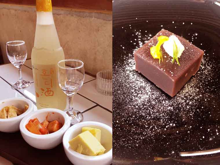 益善バンジュ　コースメニュー一部