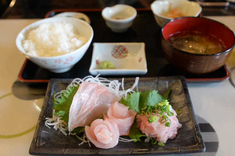 きんめ鯛お刺身定食