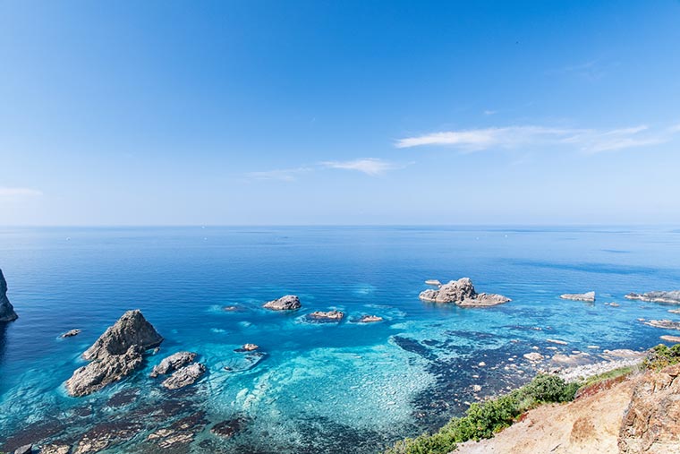 北海道積丹町　島武意海岸