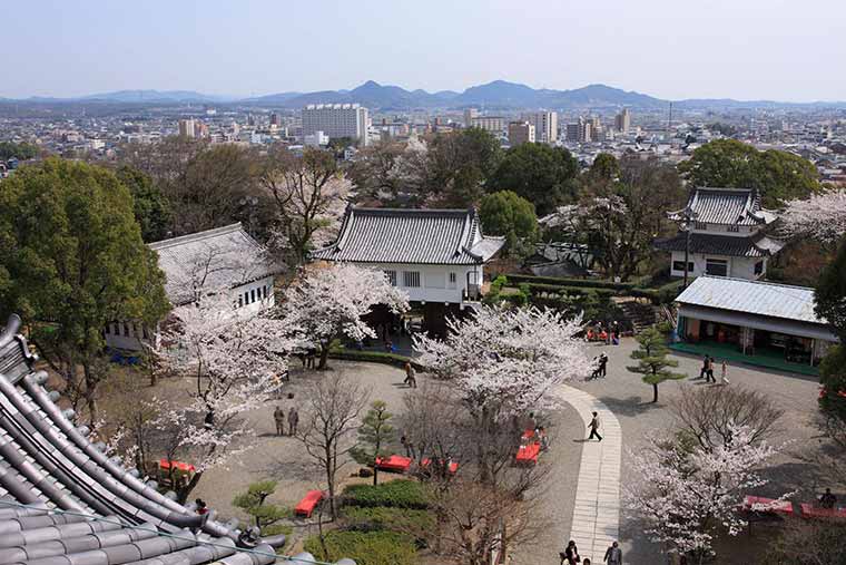 犬山城 最上階「望楼」からの眺め