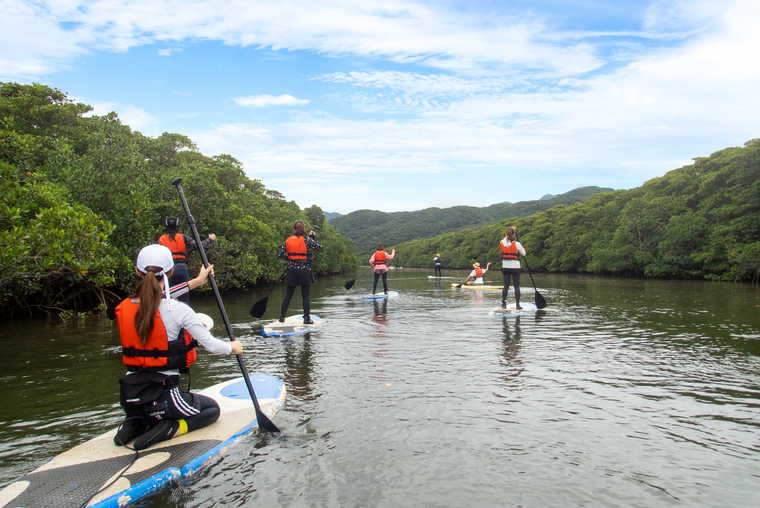 西表島　SUP・カヌー体験