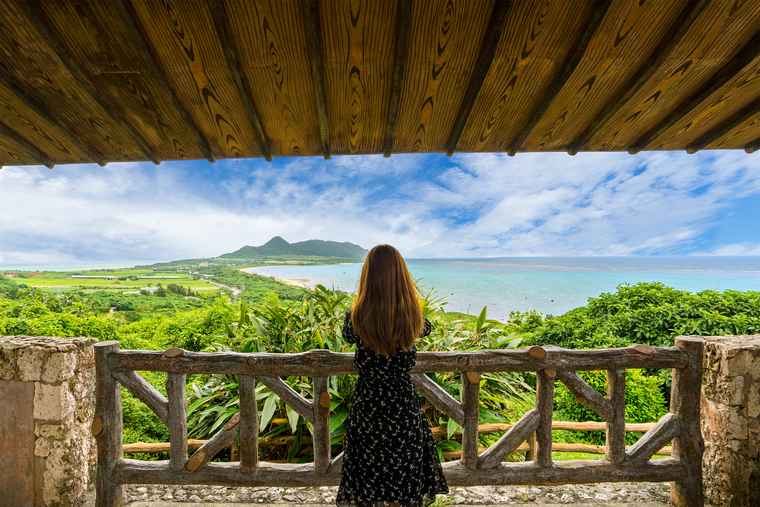 石垣島　玉取崎展望台からの景色