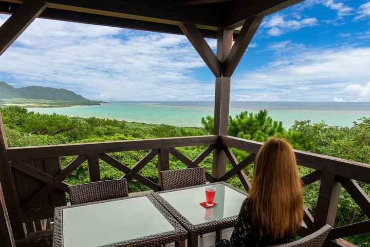 石垣島　シーフォレストの絶景テラス席