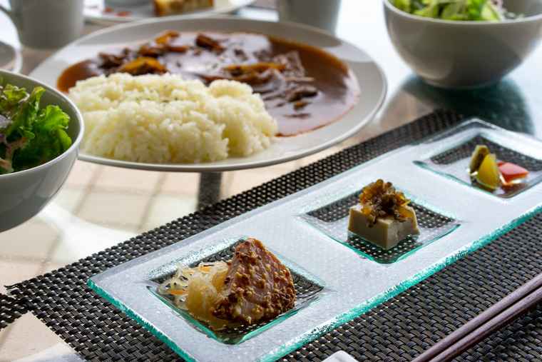 石垣島　シーフォレストのコースランチ