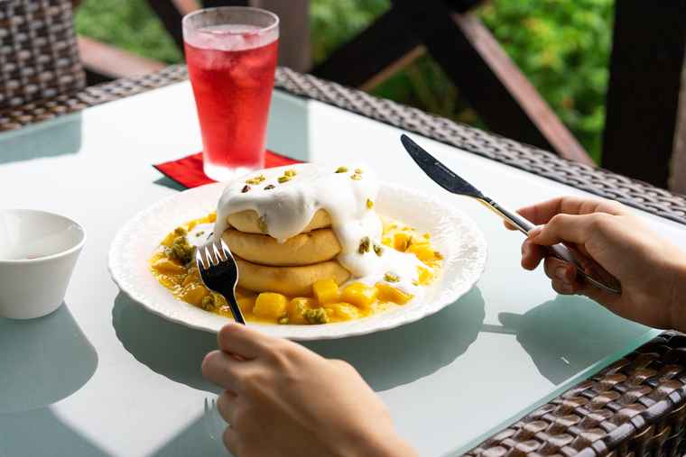 石垣島　シーフォレストの島豆腐パンケーキ