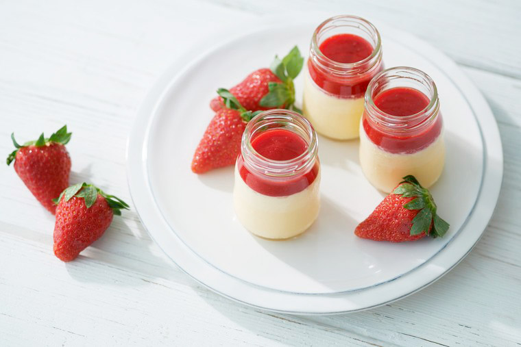 伊豆高原プリン　ストロベリー＆チーズプリン