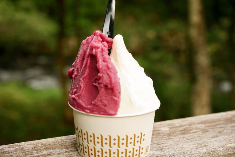 「HARVEST NAGAI FARM」のジェラート