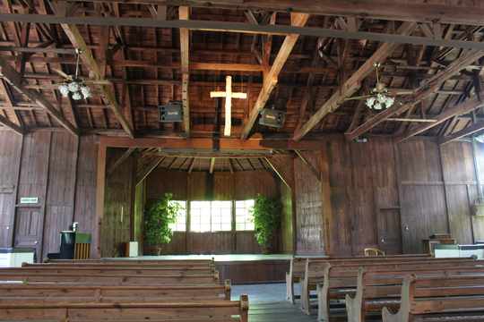 軽井沢ユニオン教会内部