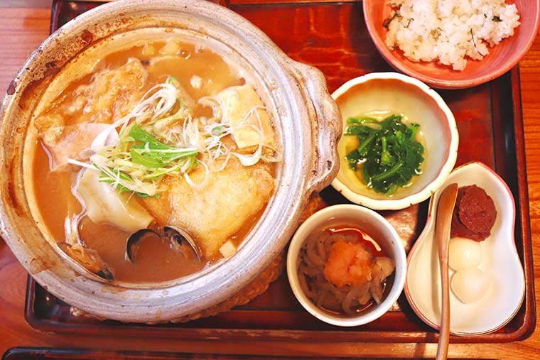 あさり鍋の御膳