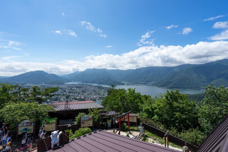 富士山パノラマロープウェイの展望台から見える絶景