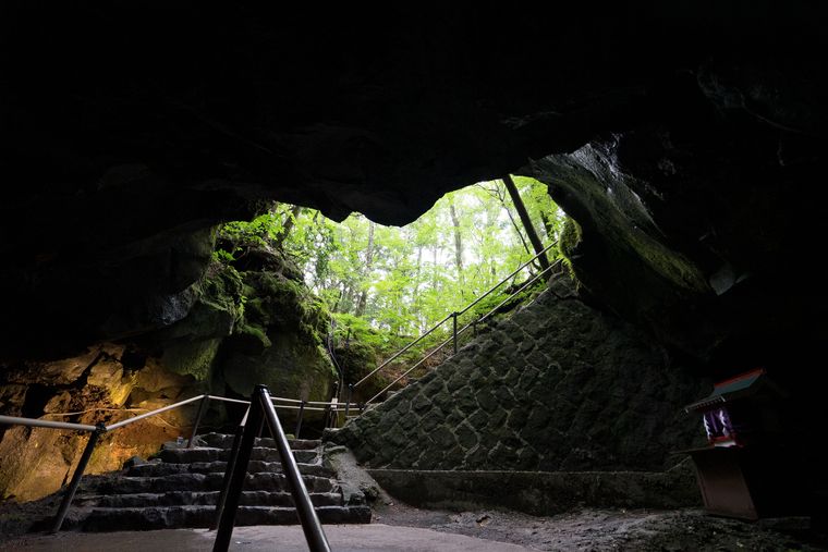 富岳風穴の隠れハート