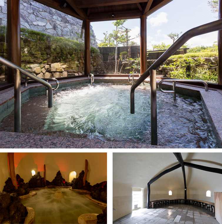 富士眺望の湯「ゆらり」のお風呂