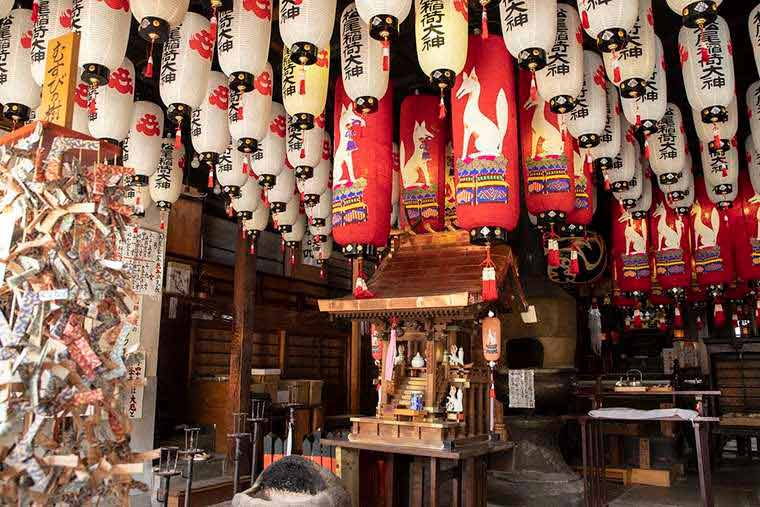 松尾稲荷神社　ちょうちん