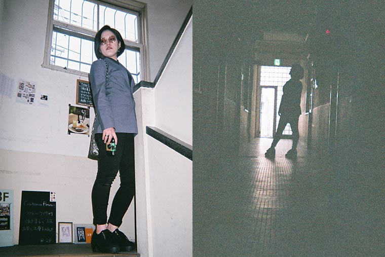 乙仲通り　レトロな栄町ビルディングで撮影