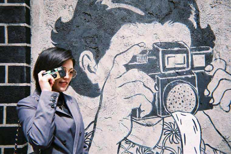 乙仲通りと栄町通り　インスタ映えスポット