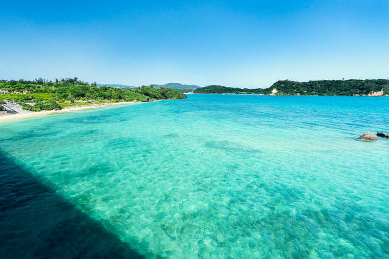 古宇利大橋からの景色