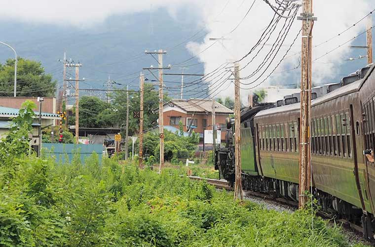 SLパレオエクスプレスの終点三峰口駅まで約2時間40分のSL旅