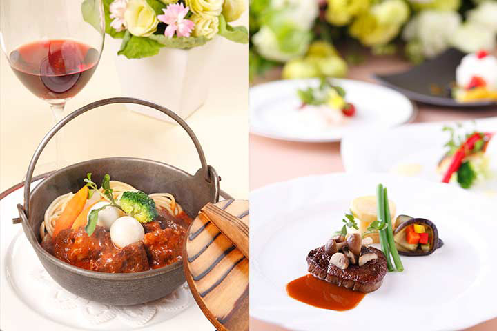 「ビーフシチュー奈良ホテル風」をはじめ名門ならではの贅沢な味わいが楽しめる