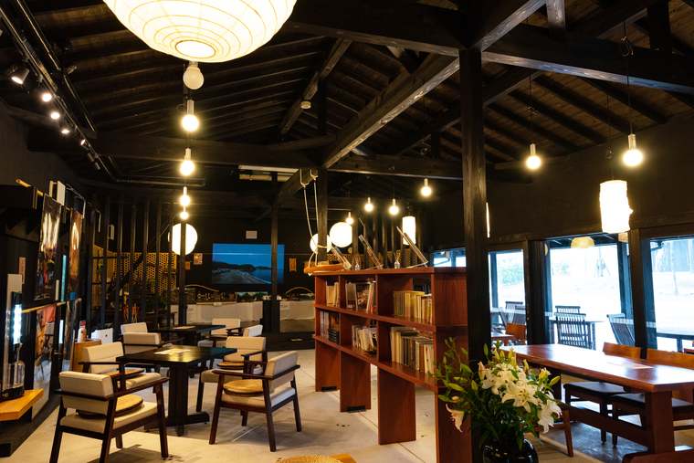 熊野古道　熊野倶楽部　総合案内処の「帳場（ちょうば）」