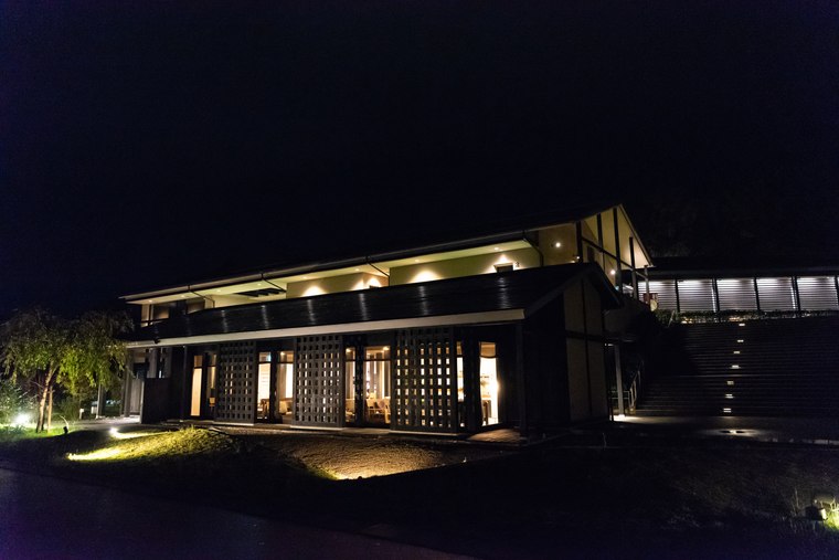 熊野古道　熊野倶楽部　　食事棟にある「料亭穀雨」