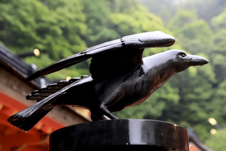 熊野那智大社の八咫烏