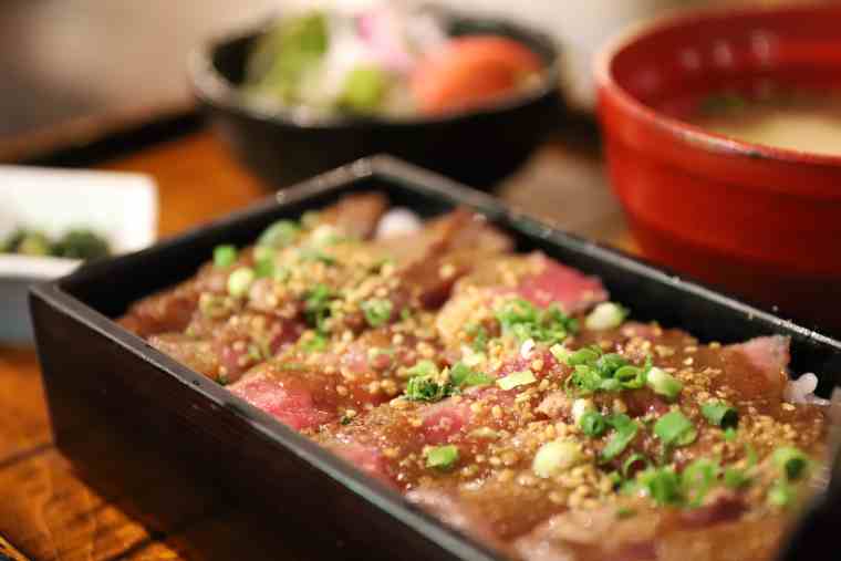 黒川温泉　あか牛　「カフェレストラン わろく屋」