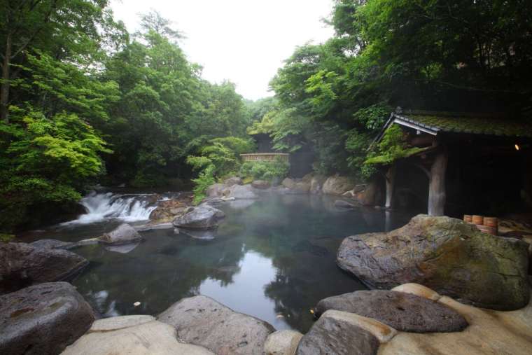 熊本県　黒川温泉　観光