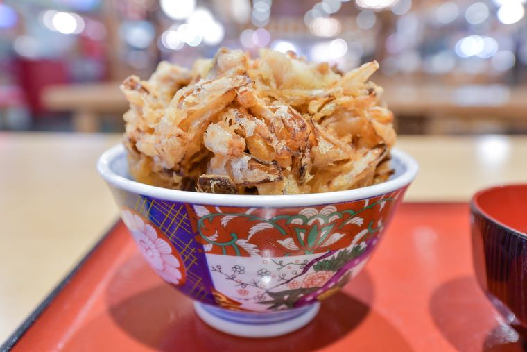 ラグーナテンボス　フェスティバルマーケット　蒲郡海鮮かき揚げ丼