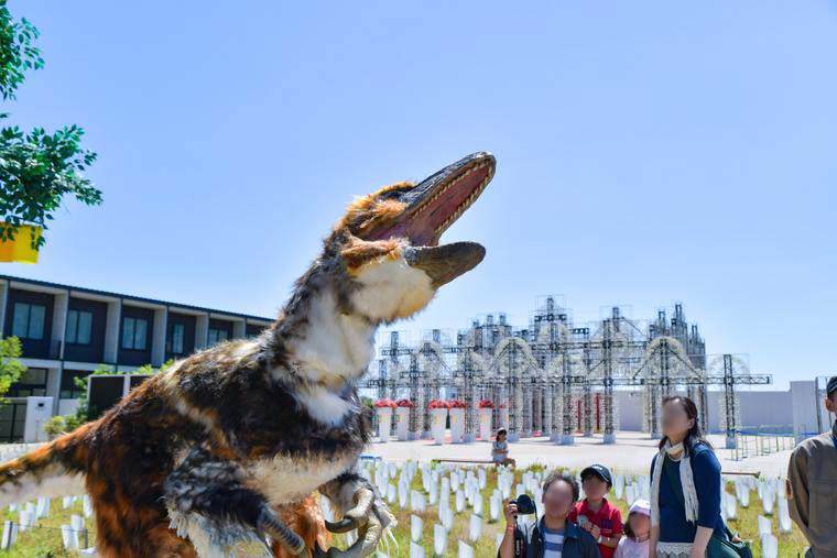 ラグーナテンボス　ラグナシア　恐竜のラプトル