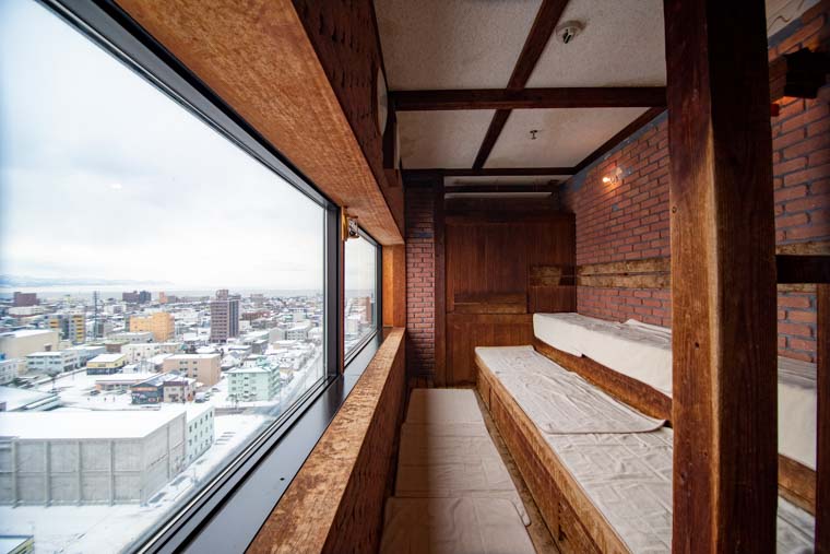 天然温泉「海峡の湯」のドライサウナ