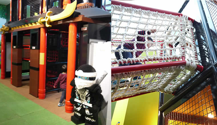 2階のレストランに隣接する「キッズ・プレイ・エリア」