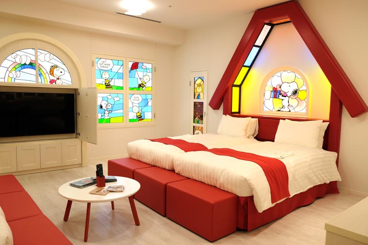 リーベルホテル アット ユニバーサル・スタジオ・ジャパン「スヌーピー・ハウス・ルーム」