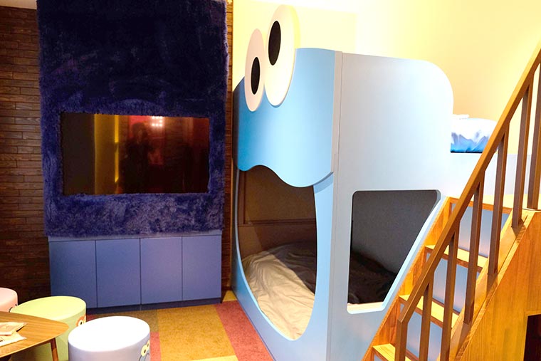 リーベルホテル アット ユニバーサル・スタジオ・ジャパン「セサミストリート™️・ビッグフェイス・ルーム」