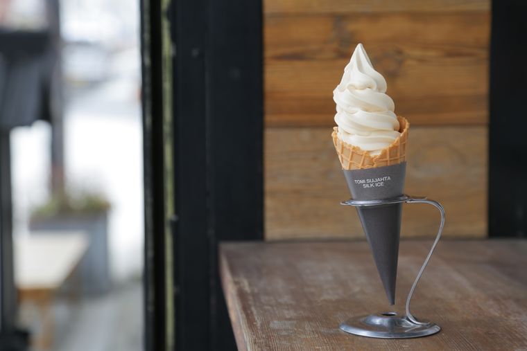 Cafe SENRIのソフトクリーム 