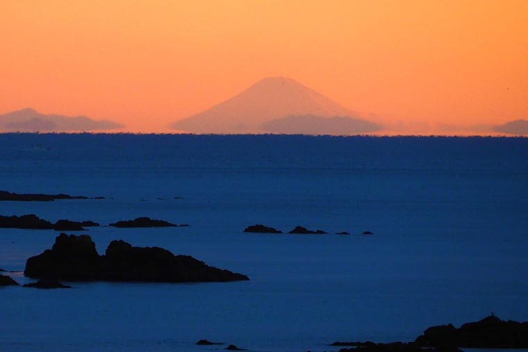 部屋からみえる千鳥ヶ浜