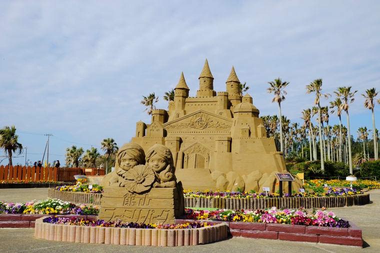 千葉県 館山ファミリーパーク サンドアートの常設展示