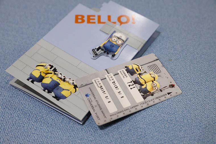 ホテルユニバーサルポート「ミニオンルーム」 オリジナルグッズ