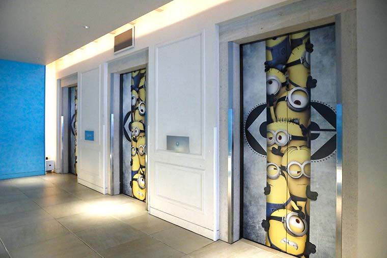 ホテルユニバーサルポート エレベーター