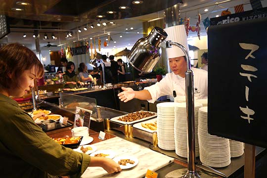 ホテルユニバーサルポート 朝食ブッフェ